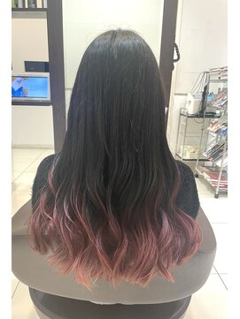 ブルースカイ 二俣川ドンキホーテ店(Blue-Sky) 【グラデーションカラー】春にぴったりスカーレットカラー