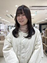 韓国レイヤー/韓国スタイル/韓国ヘア/オリーブベージュ