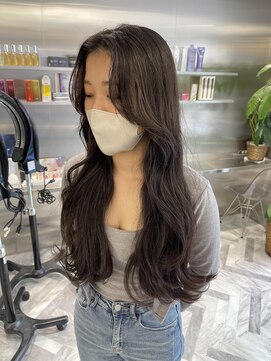 ゼスト 八王子店(ZEST) グレージュ韓国風レイヤーカット