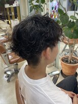 フォルテ 榛原パームス店 メンズ特殊パーマスパイラルパーマ刈り上げ