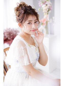 シャルメ 池袋(CHARMER) ざっくりまとめたカジュアルなお団子!イベントやコンサートに♪