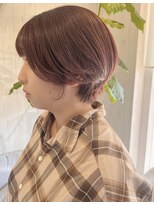 マルキーズ(marquise)&nbsp;秋感溢れるピンクベージュショート【安佐南区】