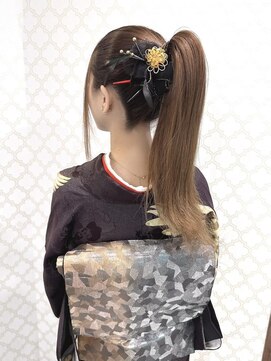 ブランシスヘアー(Bulansis Hair) ポニーテールアレンジ