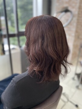 マニッシュ 三鷹駅前店 大人可愛いベリー系カラー×ふんわりロブ