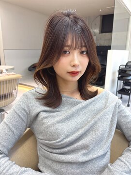 ロンドメリア 天神大名店(Lond Melia) イメチェンヘアスタイル美髪のススメワイドバングブルーブラック