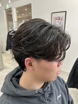 ラヴィズムバイフィフス(LUVISM by fifth)&nbsp;ニュアンスパーマフェザーパーマ毛流れパーマ新潟メンズパーマ