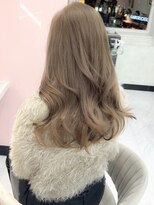 ジーナ 名駅(XENA.) 【haru】ミルクティーベージュ/ケアブリーチ/アッシュカラー