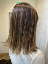 【3Dハイライト】透明感抜群×鮮やかなヘアカラーに【埼玉】草加/さいたま／ケアプロ／髪質改善