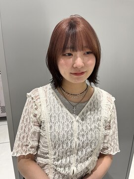 ヴァイス 新宿店(VAICE) ピンクベージュ× ブラウンルーツ