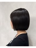 20代30代/切りっぱなしボブ/ぱつっとボブ/ボブヘア/表参道