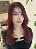 ハイライトショートヘアダブルカラーイルミナカラーオージュア