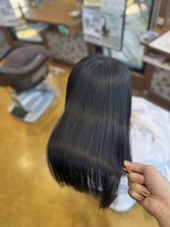 ヘア ショップキャリー&nbsp;ミディアムロングのサラサラストレート