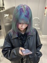 ロテサカエ(Lote.Sakae)&nbsp;着物ヘア/大人ガーリー/デザインカラー/似合わせカット/名古屋