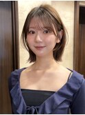 ☆春日☆ニュアンスウルフワンホンレイヤーダークブルーボブ44