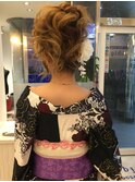 《R＋》浴衣★花魁★ヘアアレンジ★盛り★
