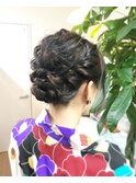 なみなみ浴衣アレンジ【ヘアセット　立川/立川南/八王子/浴衣】