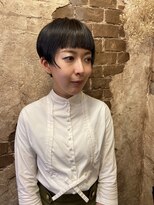 マギーヘア(magiy hair)&nbsp;個性的ワイドバングショート