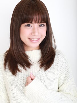 クォーターリゾート(QUARTER RESORT) ストレート  毛先パーマ　オフィスヘア　　デザインカラー