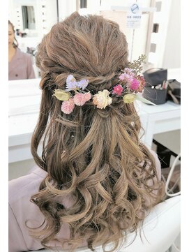 ベストシーン 新浦安店(Best Scene) ハーフアップ【結婚式】【ヘアセット】【トレンド】【デート】