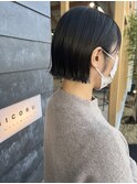 切りっぱなしボブ