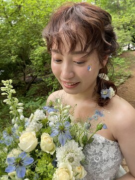 ホワイトルーム(White Room) ナチュラル × 編みおろしヘアアレンジ