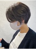 ナチュラルボブミニボブ前下がりボブ黒髪ショートボブ20代韓国