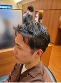 立ち上げバングでビジカジ爽やかバーバースタイルk名護大東