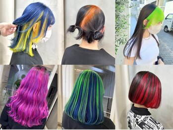 シーン(seen)の写真/SNSで大人気★インナーカラー/フェイスフレーミング/イヤリングカラー/ミストバングは《seen》で！