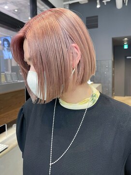 アルバム 池袋(ALBUM) ピンクボブ_ショコラアッシュヘルシースタイル_ba394173