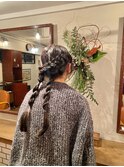 ロングヘアアレンジ/ ヘアセット / タイトアレンジ
