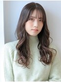 大人ロングウェーブスタイル