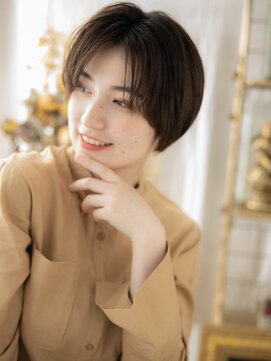 カバーヘアアンドスパ ブリス 浦和(COVER HAIR&SPA bliss) 小顔前下がりナチュラルマッシュショートボブa浦和20代30代40代
