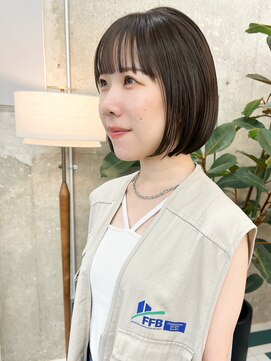 ノエ(noe) 切りっぱなしオリーブブラウン