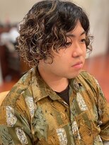 スカイ 亀戸店 (sky)&nbsp;ハイライト/マッシュパーマ/アッシュブラック<理容室>[亀戸]