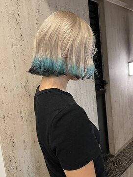 プネル 渋谷(PUNEL) 裾カラー/ダブルカラー/ケアブリーチ/ブリーチカラー