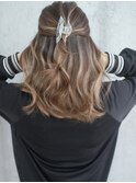 ハイライトショートヘアレイヤーカットダブルカラー