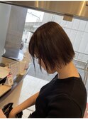 切りっぱなしボブ