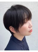 ★美髪マッシュシュートヘアウェットヘアアンニュイ暗髪