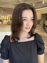 7(nana)&nbsp;ベージュ×レイヤーカット