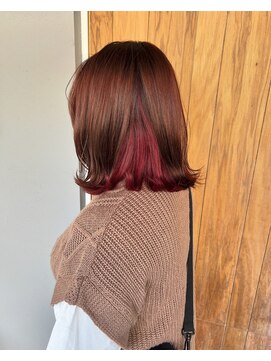 フラム(fulam) ローズブラウン×インナーレッド