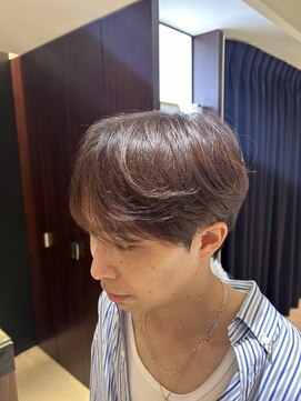 アルム オモテサンドウ(ALLM omotesando) 韓国ヘア シースルーマッシュ 毛流れ メンズ 表参道