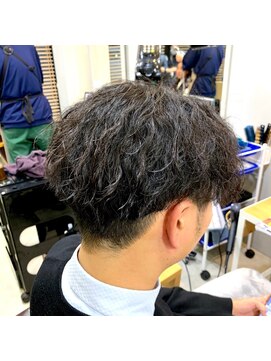 リレーション(Relation) ツイストスパイラルパーマ爽やか黒髪ツーブロック韓国マッシュ