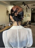 パリ女系つやっとボブヘアアレンジ