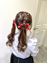 コル(CoL)&nbsp;編み込みハートツイン♪