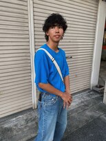 ハイセンス(HISENSE)&nbsp;波巻きパーマメンズウルフカットグランジパーマ　【GIA】