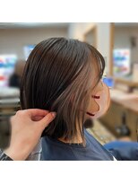 ロッソ ヘアアンドスパ 北千住店(Rosso Hair&SPA)&nbsp;ミニボブインナーカラー【北千住】