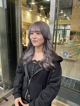 ザザ ZA/ZA 茗荷谷 透明感シルバーラベンダー/ラベンダーグレージュ