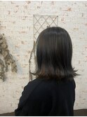 インナーカラー×外ハネボブ