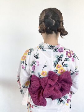 リセテラス (Lycee terrace) 浴衣【ツイン団子ヘアー】