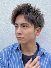 アイビーズ(IVYS) スパイキーベリーショートツイストピンパーマツーブロック